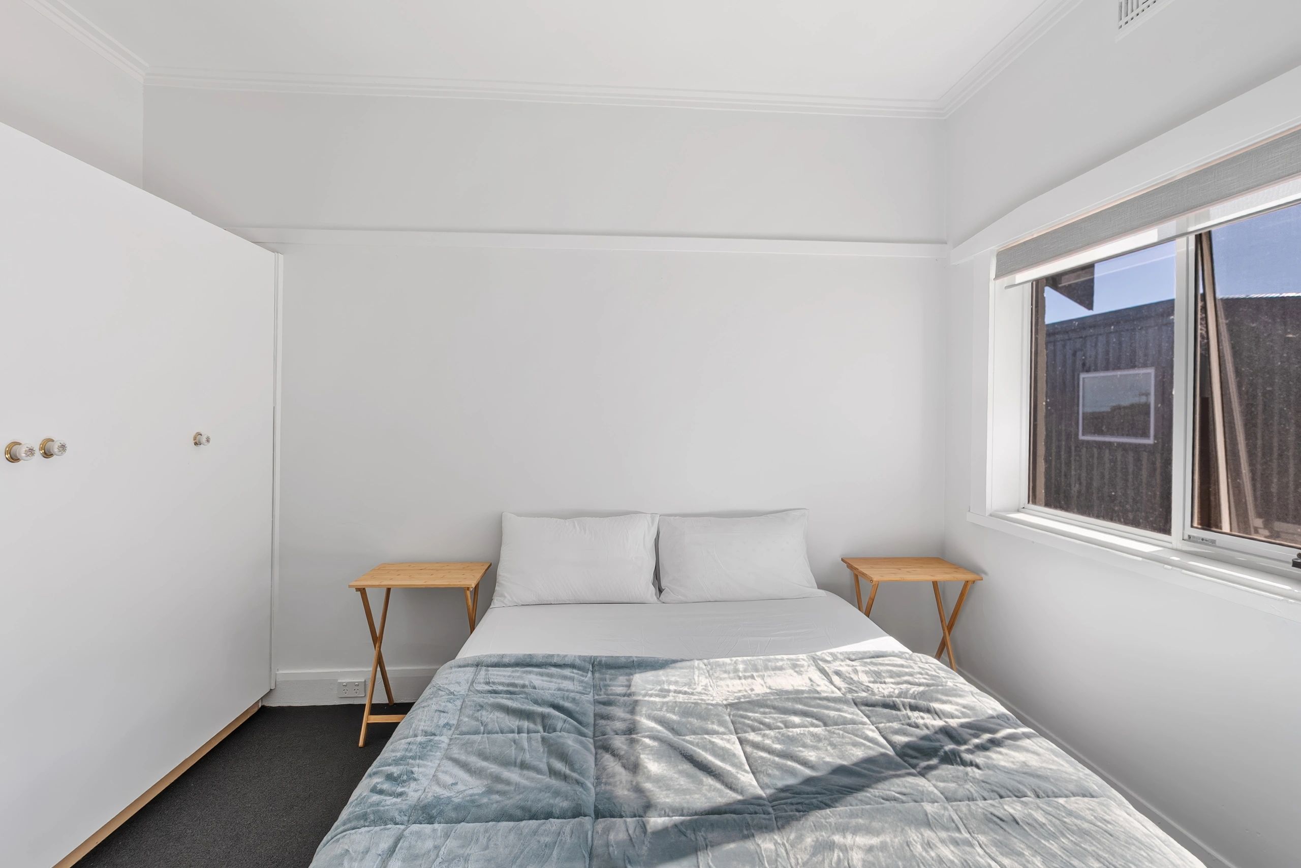 Minimalist bedroom interior