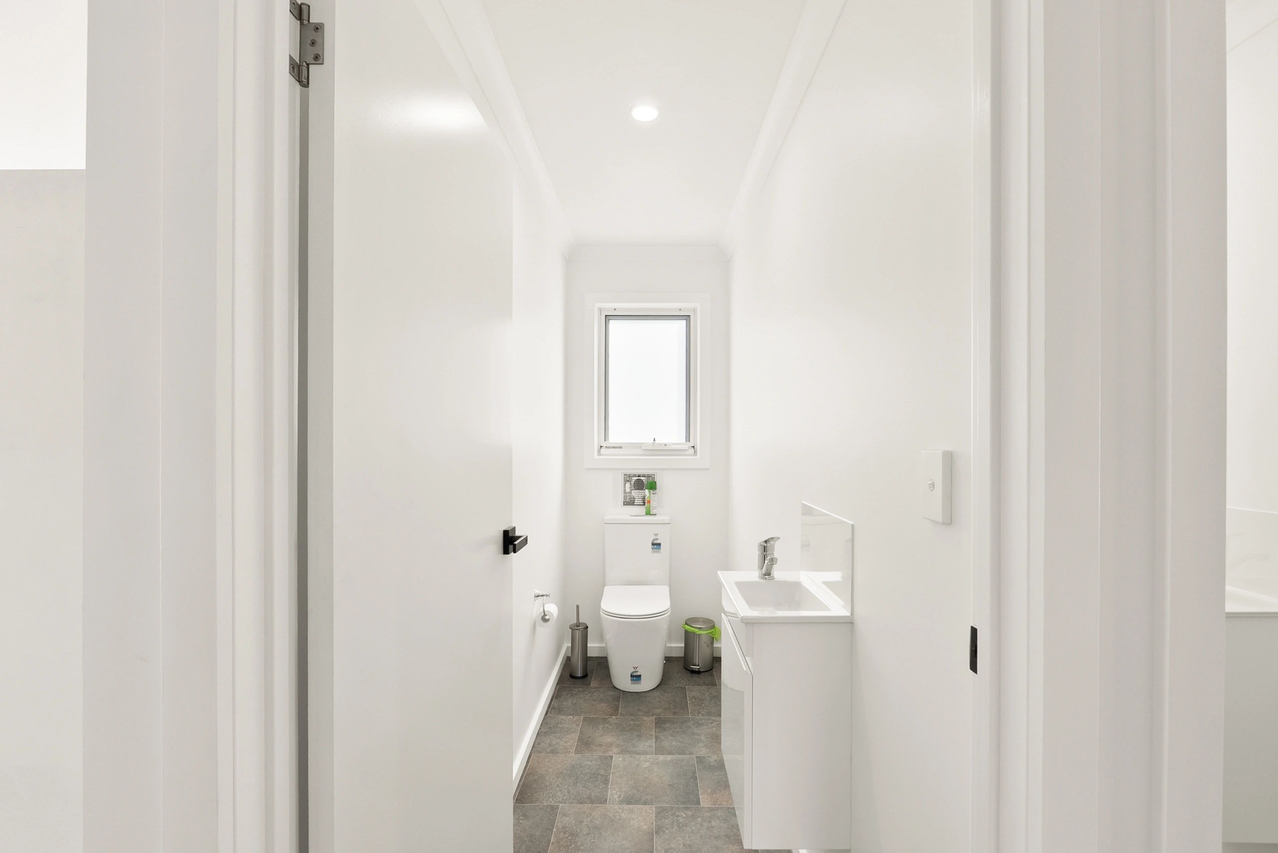 Clean WC room with window